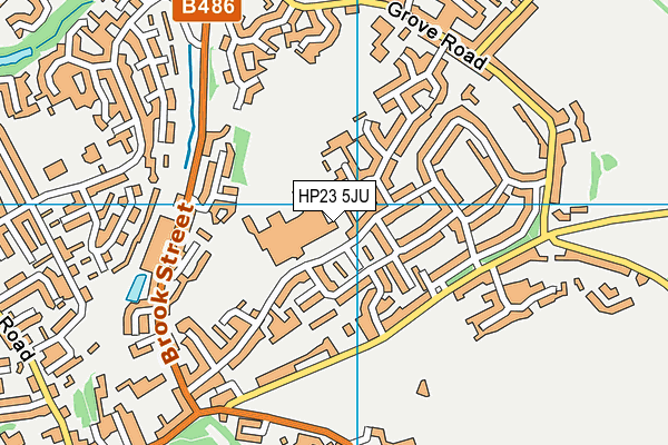 HP23 5JU map - OS VectorMap District (Ordnance Survey)