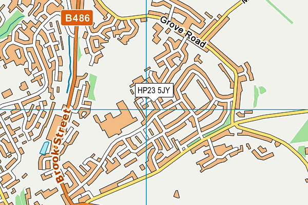 HP23 5JY map - OS VectorMap District (Ordnance Survey)