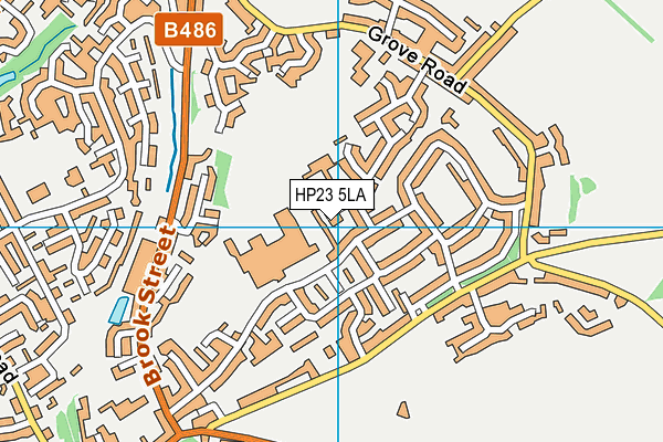HP23 5LA map - OS VectorMap District (Ordnance Survey)