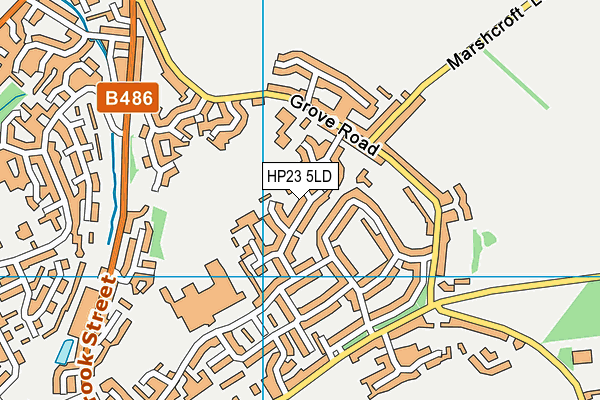HP23 5LD map - OS VectorMap District (Ordnance Survey)