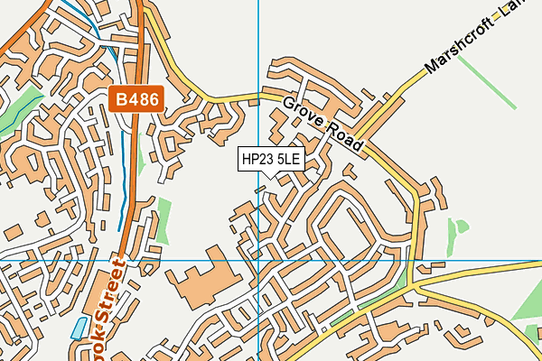 HP23 5LE map - OS VectorMap District (Ordnance Survey)