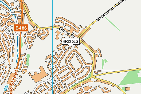 HP23 5LG map - OS VectorMap District (Ordnance Survey)