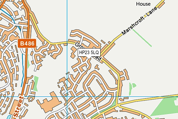 HP23 5LQ map - OS VectorMap District (Ordnance Survey)