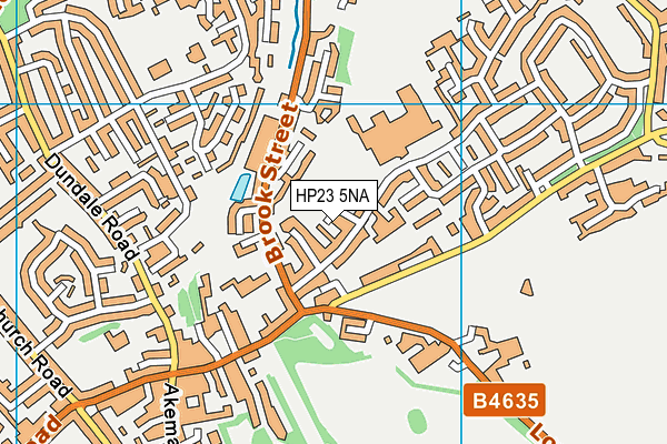 HP23 5NA map - OS VectorMap District (Ordnance Survey)