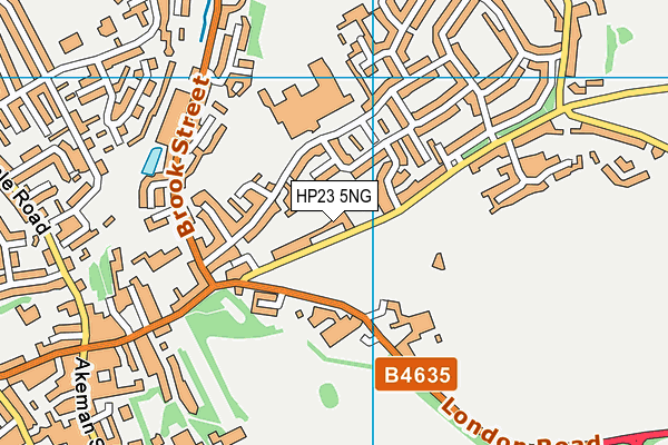 HP23 5NG map - OS VectorMap District (Ordnance Survey)