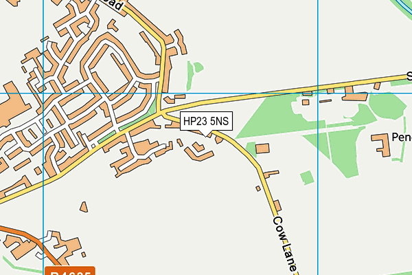 Tring Squash Club map (HP23 5NS) - OS VectorMap District (Ordnance Survey)