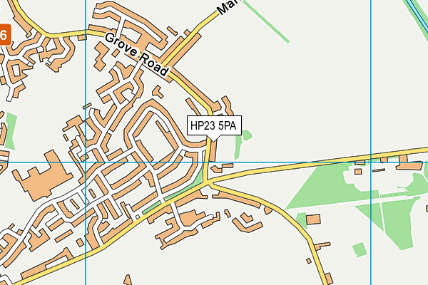HP23 5PA map - OS VectorMap District (Ordnance Survey)