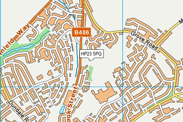 HP23 5PQ map - OS VectorMap District (Ordnance Survey)