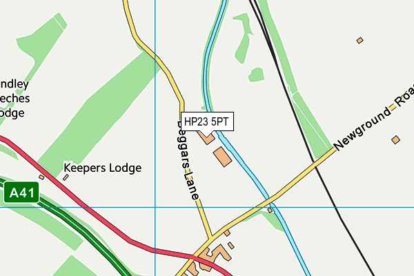 HP23 5PT map - OS VectorMap District (Ordnance Survey)