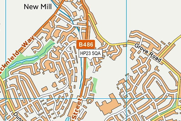 HP23 5QA map - OS VectorMap District (Ordnance Survey)