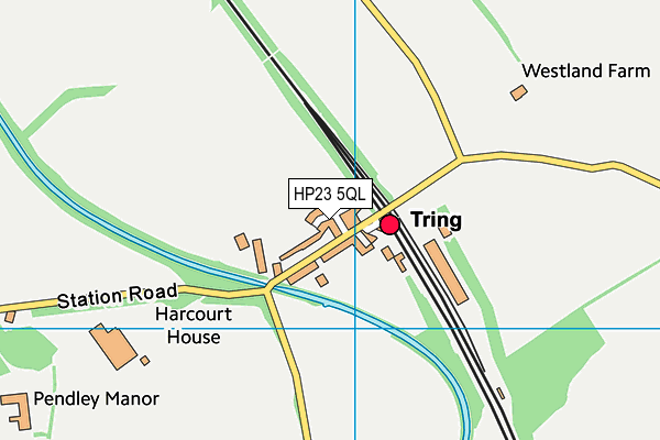 HP23 5QL map - OS VectorMap District (Ordnance Survey)