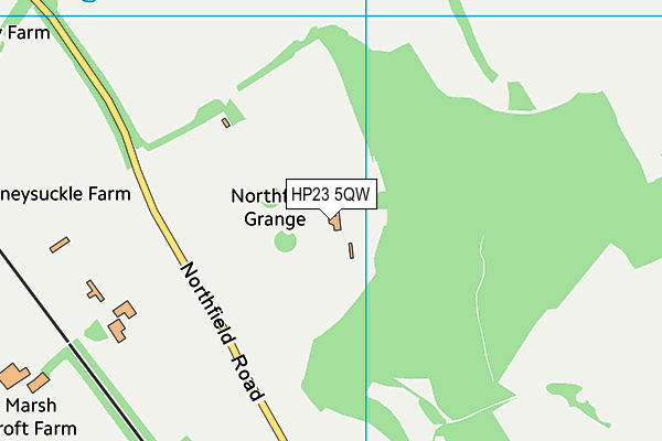 HP23 5QW map - OS VectorMap District (Ordnance Survey)