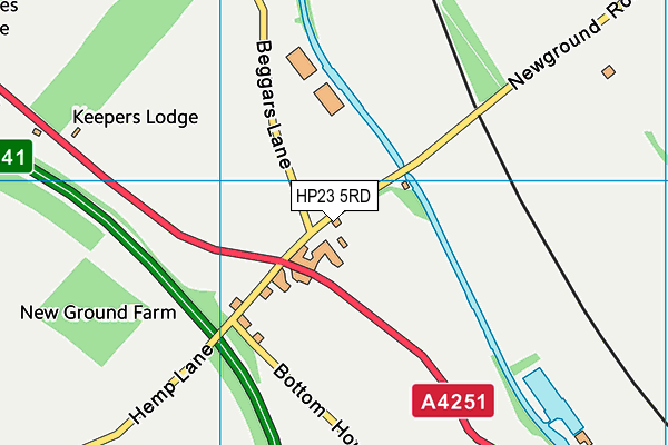 HP23 5RD map - OS VectorMap District (Ordnance Survey)