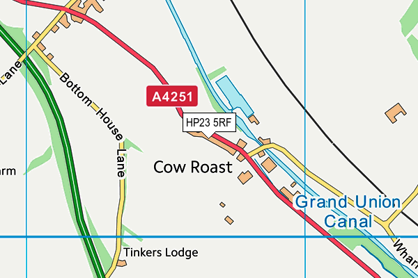 HP23 5RF map - OS VectorMap District (Ordnance Survey)