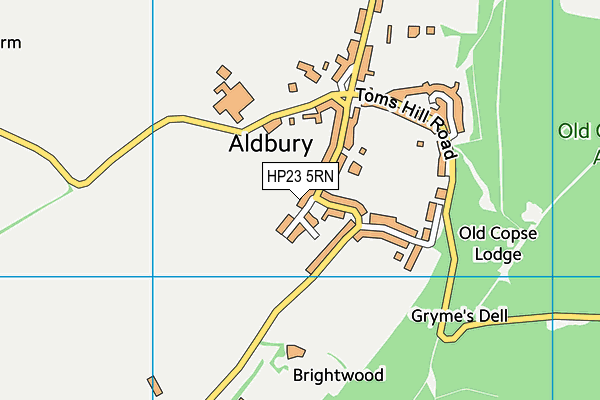 HP23 5RN map - OS VectorMap District (Ordnance Survey)