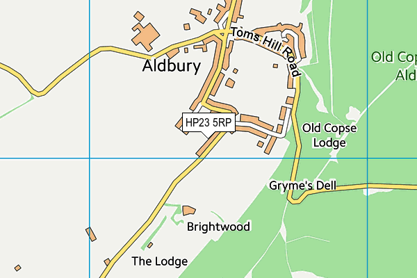 HP23 5RP map - OS VectorMap District (Ordnance Survey)