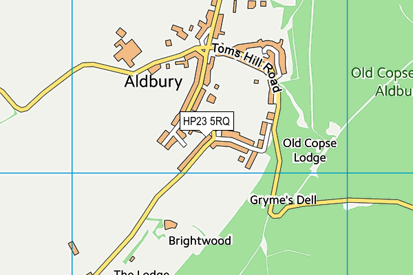 HP23 5RQ map - OS VectorMap District (Ordnance Survey)