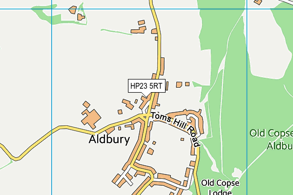 Aldbury Church of England Primary and Nursery School map (HP23 5RT) - OS VectorMap District (Ordnance Survey)