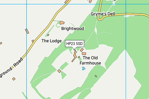 HP23 5SD map - OS VectorMap District (Ordnance Survey)