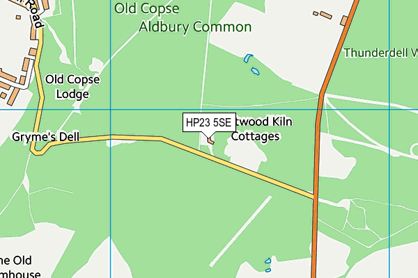 HP23 5SE map - OS VectorMap District (Ordnance Survey)