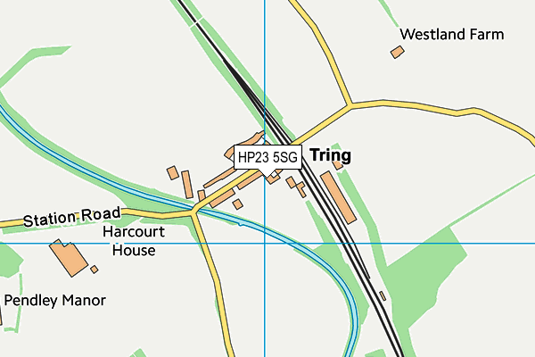 HP23 5SG map - OS VectorMap District (Ordnance Survey)