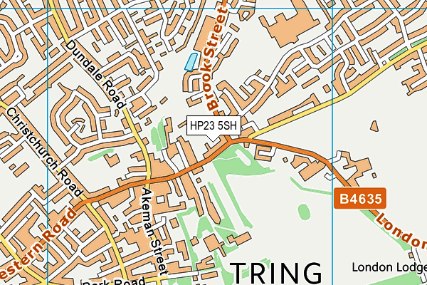 HP23 5SH map - OS VectorMap District (Ordnance Survey)