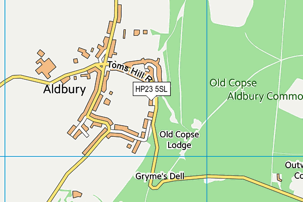 HP23 5SL map - OS VectorMap District (Ordnance Survey)