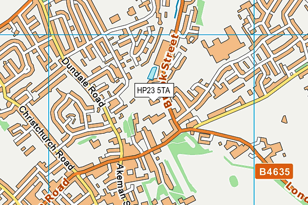 HP23 5TA map - OS VectorMap District (Ordnance Survey)