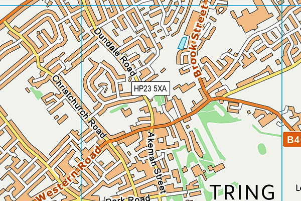 HP23 5XA map - OS VectorMap District (Ordnance Survey)