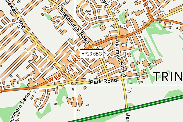 HP23 6BG map - OS VectorMap District (Ordnance Survey)