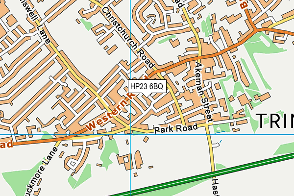 HP23 6BQ map - OS VectorMap District (Ordnance Survey)