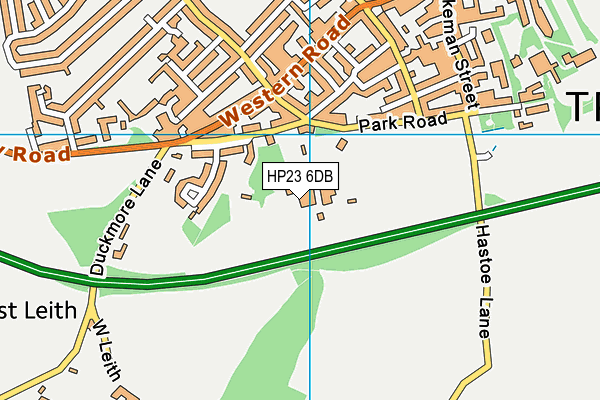 HP23 6DB map - OS VectorMap District (Ordnance Survey)