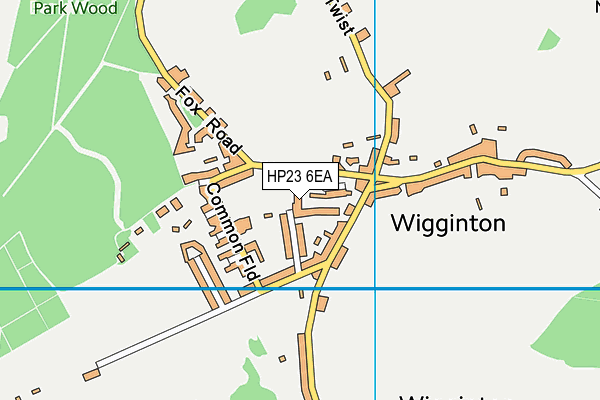 HP23 6EA map - OS VectorMap District (Ordnance Survey)