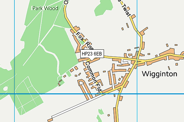 HP23 6EB map - OS VectorMap District (Ordnance Survey)
