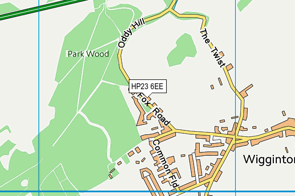 HP23 6EE map - OS VectorMap District (Ordnance Survey)
