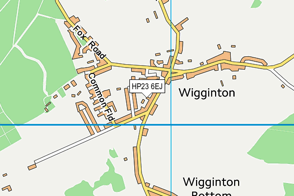 HP23 6EJ map - OS VectorMap District (Ordnance Survey)