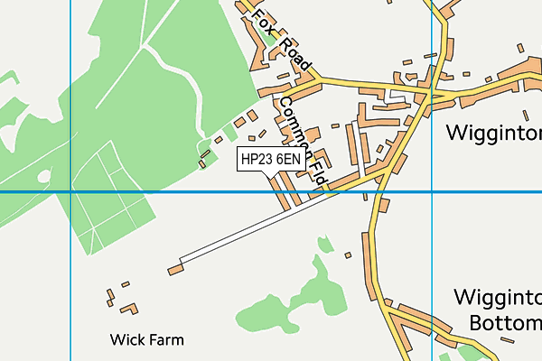 HP23 6EN map - OS VectorMap District (Ordnance Survey)