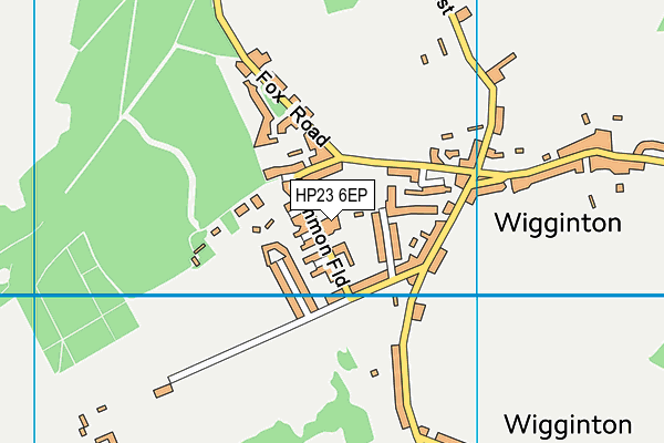St Bartholomew's Church of England Voluntary Aided Primary School, Wigginton map (HP23 6EP) - OS VectorMap District (Ordnance Survey)