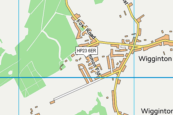 HP23 6ER map - OS VectorMap District (Ordnance Survey)