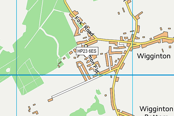 HP23 6ES map - OS VectorMap District (Ordnance Survey)