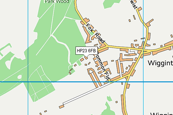 HP23 6FB map - OS VectorMap District (Ordnance Survey)