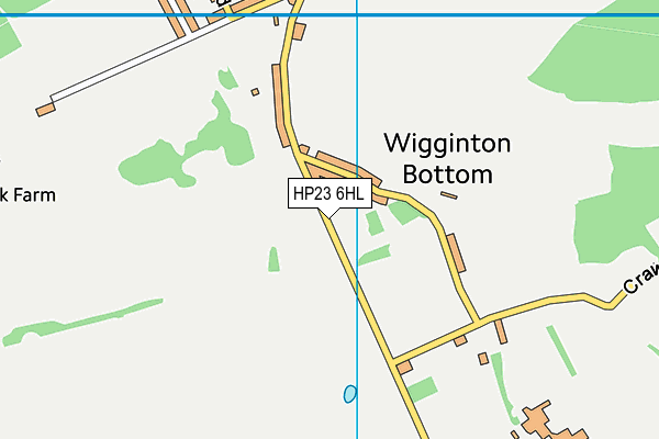 HP23 6HL map - OS VectorMap District (Ordnance Survey)