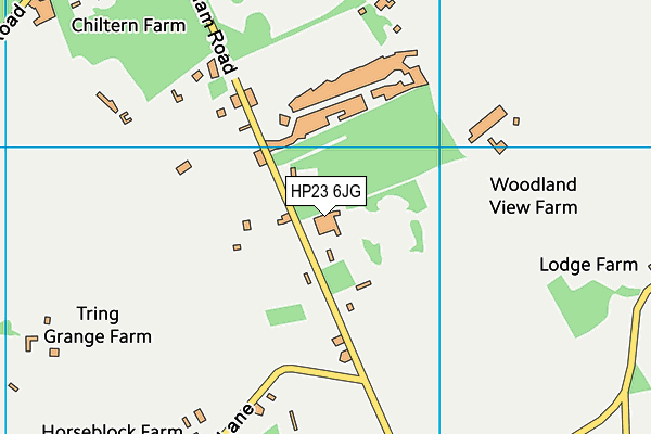 HP23 6JG map - OS VectorMap District (Ordnance Survey)