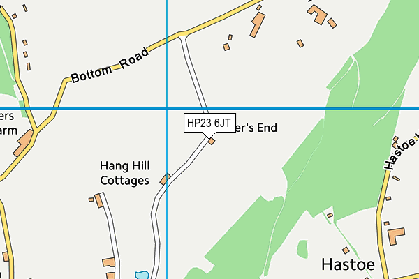 HP23 6JT map - OS VectorMap District (Ordnance Survey)