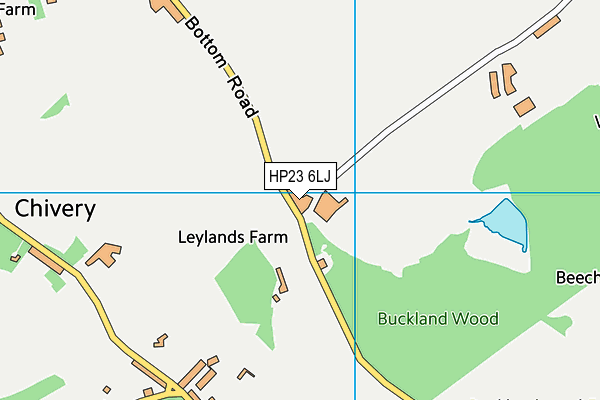 HP23 6LJ map - OS VectorMap District (Ordnance Survey)