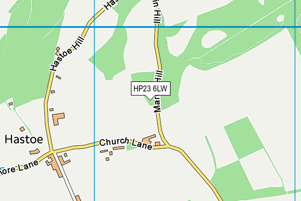 HP23 6LW map - OS VectorMap District (Ordnance Survey)