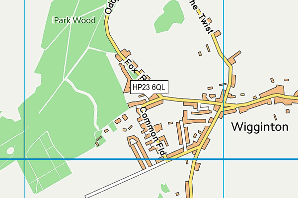 HP23 6QL map - OS VectorMap District (Ordnance Survey)