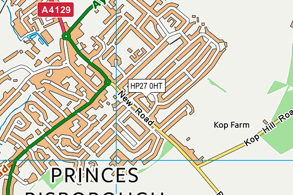 HP27 0HT map - OS VectorMap District (Ordnance Survey)