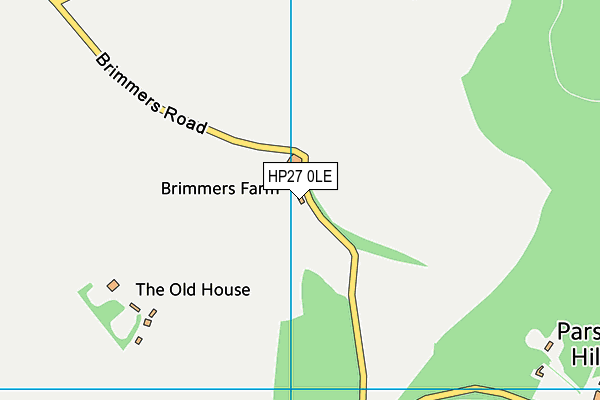 HP27 0LE map - OS VectorMap District (Ordnance Survey)