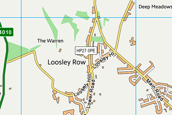 HP27 0PE map - OS VectorMap District (Ordnance Survey)